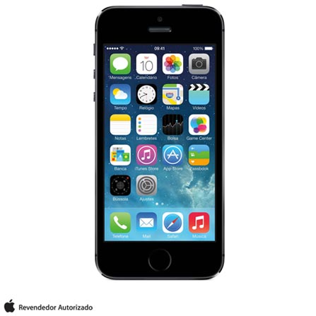 Imagem para iPhone 5s Space com 16GB, Processador A7, iOS 7, Câmera de 08 MP, Display de 4